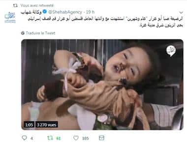 Gaza: Igen en fake news om en død baby