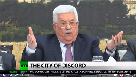 Mahmoud Abbas - Skærmklip fra YouTube video